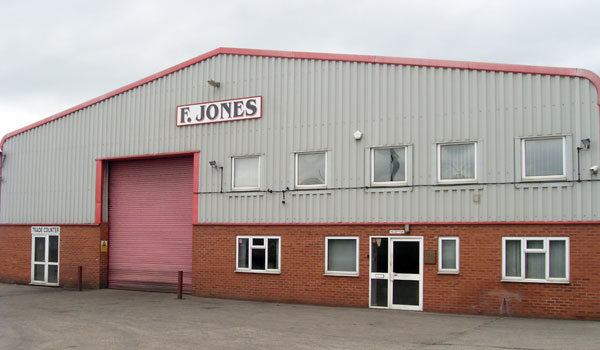 F Jones Food Service building on Wrexham Industrial Estate